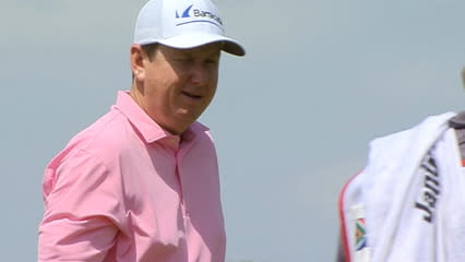 J.J. Henry gets a bonus birdie on No. 17 at Valero