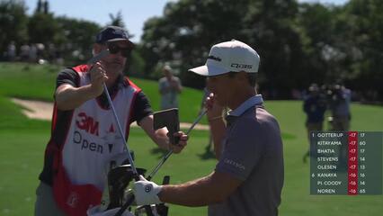 Thorbjørn Olesen makes birdie on No. 14 at 3M Open