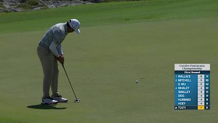 Alejandro Tosti trickles in birdie putt at Corales Puntacana