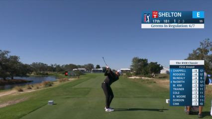Robby Shelton's impressive tee shot sets up birdie at The RSM Classic