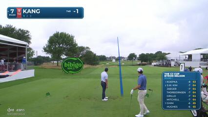 Jeffrey Kang makes birdie on No. 7 at THE CJ CUP