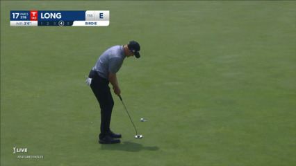 Adam Long makes short birdie putt at Rocket Mortgage