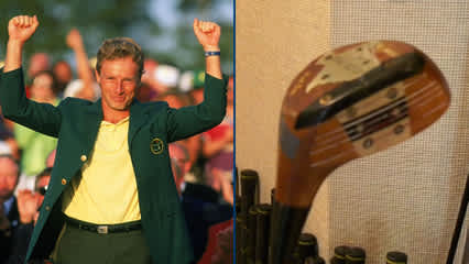 Bernhard Langer talks about persimmon driver he used to win his last Masters