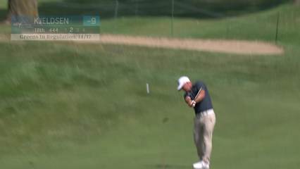 Søren Kjeldsen makes birdie on No. 18 at The Ally Challenge