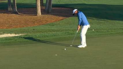 Kevin Kisner converts 9-foot birdie putt  at Cognizant Classic