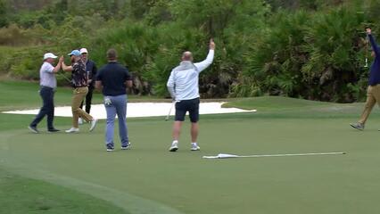 Sean O'Meara drains birdie putt at PNC Championship