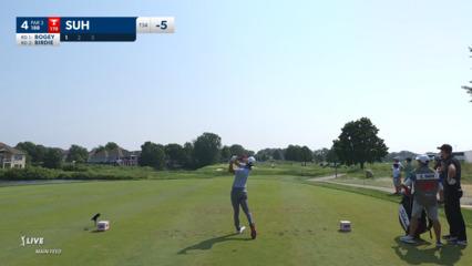 Justin Suh hits tee shot tight to set up birdie at 3M Open