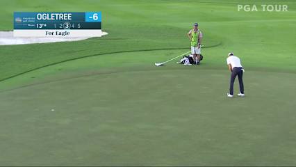 Andy Ogletree birdies No. 13 in Round 2 at Mayakoba