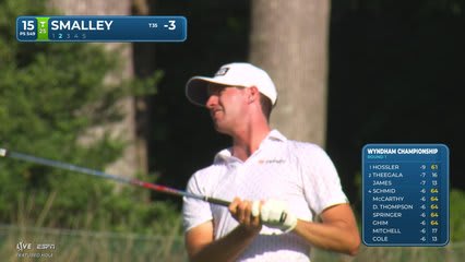 Alex Smalley reaches par-5 No. 15 in two, makes birdie at Wyndham