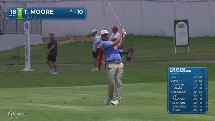Taylor Moore's 168-yard approach sets up birdie on No. 18 at THE CJ CUP