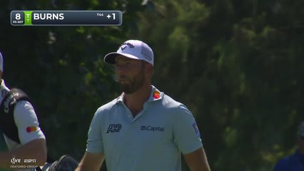 Sam Burns reaches par-5 No. 8 in two, makes birdie at BMW Championship