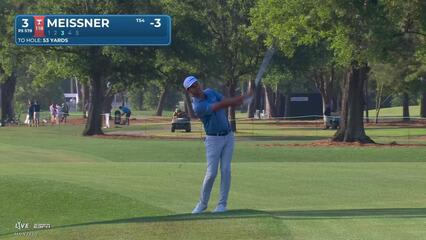 Mac Meissner sinks 12-foot birdie putt on No. 3 at Texas Children's