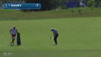 Chad Ramey makes birdie on No. 1 at 3M Open