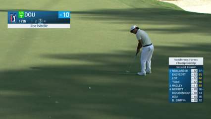 Zecheng Dou sends in birdie at Sanderson Farms