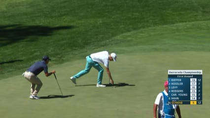 Matthias Schwab makes birdie on No. 12 at Barracuda
