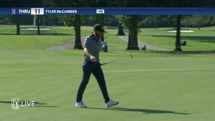 Tyler McCumber birdies No. 11 in Round 4 at Sanderson Farms