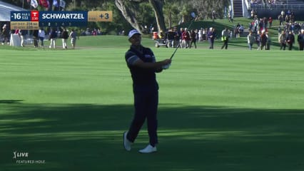 Charl Schwartzel reaches in two to set up birdie at THE PLAYERS
