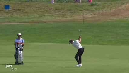 Adrien Dumont de Chassart spins approach which leads to birdie at 3M Open