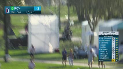 Kevin Roy hits 109-yard approach to 4 feet, sets up birdie on 18 at Cognizant Classic