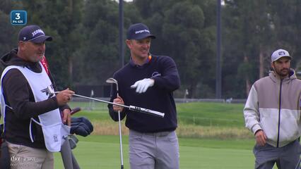 Justin Rose hits 110-yard approach to 3 feet, sets up birdie on No. 3 at The Genesis