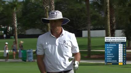 Ben Crane makes birdie on No. 16 at James Hardie Pro Football Hall of Fame Invitational