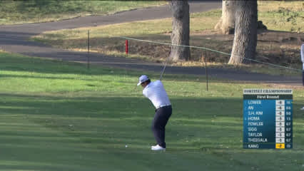 Sung Kang sticks his approach at Fortinet Champ