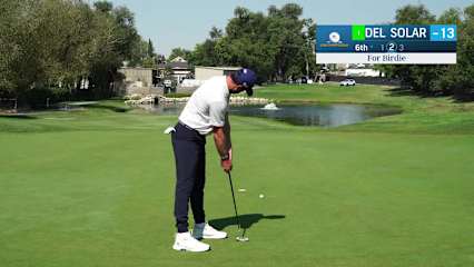 Cristobal Del Solar curls in slow-rolling birdie putt at Utah Championship