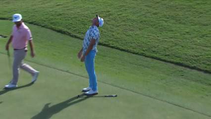 Brent Grant pours in birdie putt at Butterfield Bermuda