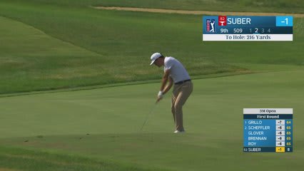 Jackson Suber gets up-and-down from 216 yards for birdie on No. 9 at 3M Open