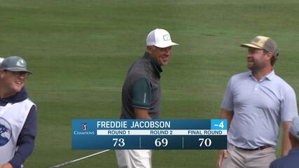 Freddie Jacobson makes Eagle on No. 18 at PURE Insurance Championship