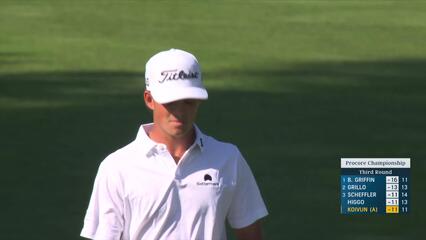 Jackson Koivun sinks 42-foot eagle putt on No. 12 at Procore