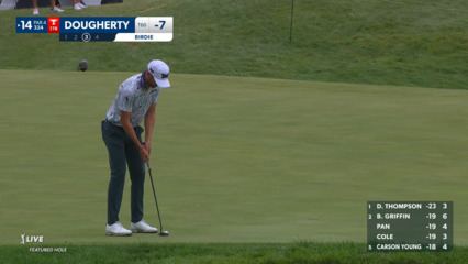 Kevin Dougherty gets up-and-down from collection area at John Deere