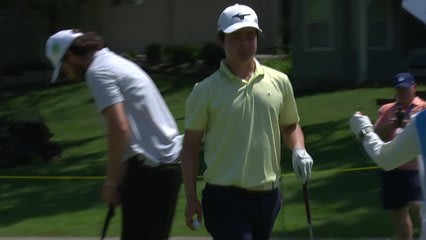 Yuta Sugiura holes out for birdie from 16-feet on No. 13 at AdventHealth