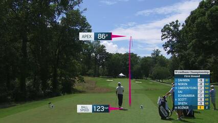 Antoine Rozner nearly aces No. 3 at Wyndham