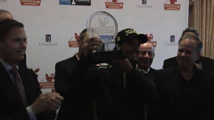 Tom Pernice Jr. interview after winning Powershares QQQ Championship