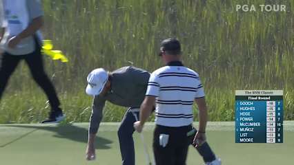 Tyler McCumber makes birdie on No. 7 at The RSM Classic