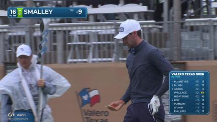Alex Smalley nearly aces No. 16, sets up birdie at Valero