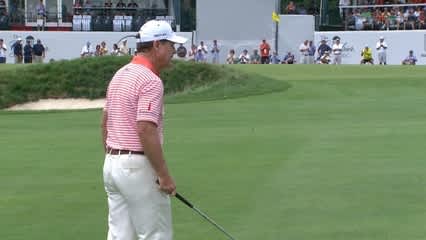 Tom Watson’s 85-yard approach yields birdie at The Greenbrier
