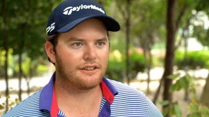 Harry Higgs interview after Round 1 of Great Abaco