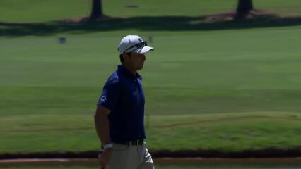 Will Chandler makes eagle putt on No. 5 at BMW Charity Pro-Am