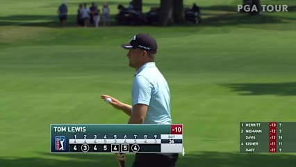 Tom Lewis hits nice wedge and makes birdie at Rocket Mortgage