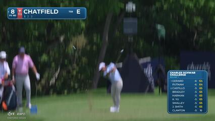 Davis Chatfield hits tee shot to 9 feet, sets up birdie on No. 8 at Charles Schwab