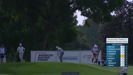 Sandy Scott makes birdie on No. 13 at Nationwide Children's