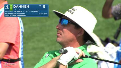 Joel Dahmen hits 106-yard approach to 4 feet, sets up birdie on No. 4 at Cognizant Classic