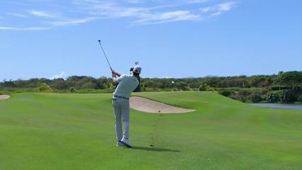 Hudson Swafford uses nice approach to set up birdie at Corales Puntacana