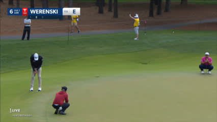 Richy Werenski holes 18-footer for birdie at Wells Fargo