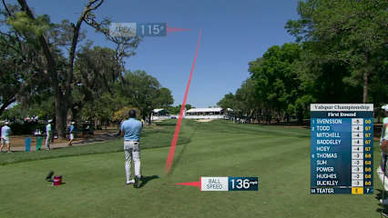 Josh Teater nearly aces No. 17 at Valspar