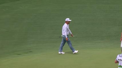 Charley Hoffman holes Texas Wedge from distance to eagle at Houston Open