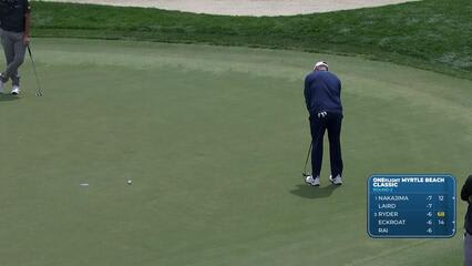 Rasmus Højgaard makes birdie on No. 17 at ONEflight Myrtle