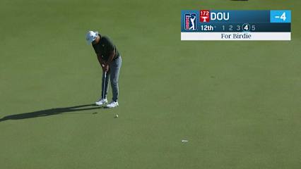 Zecheng Dou sinks birdie putt at Corales Puntacana